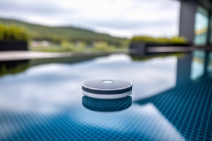 analyseur-piscine-bord-verdure