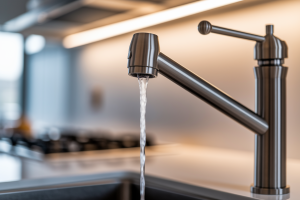 gros-plan-robinet-inox-goutte-eau-cuisine