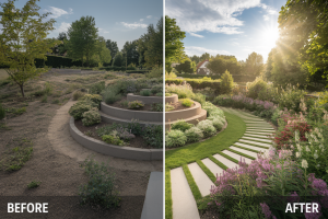 jardin-pente-avant-apres