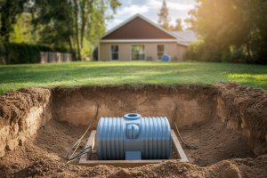 arriere-cour-terrassement-fosse-septique-maison