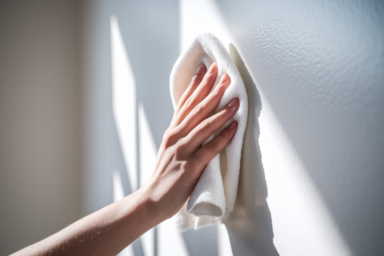 gros-plan-main-chiffon-mur-blanc