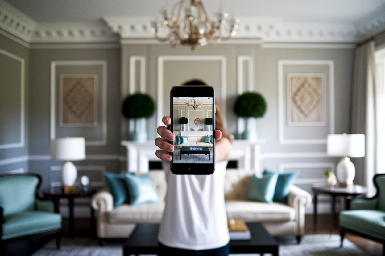 personne-smartphone-salon-realite-augmentee