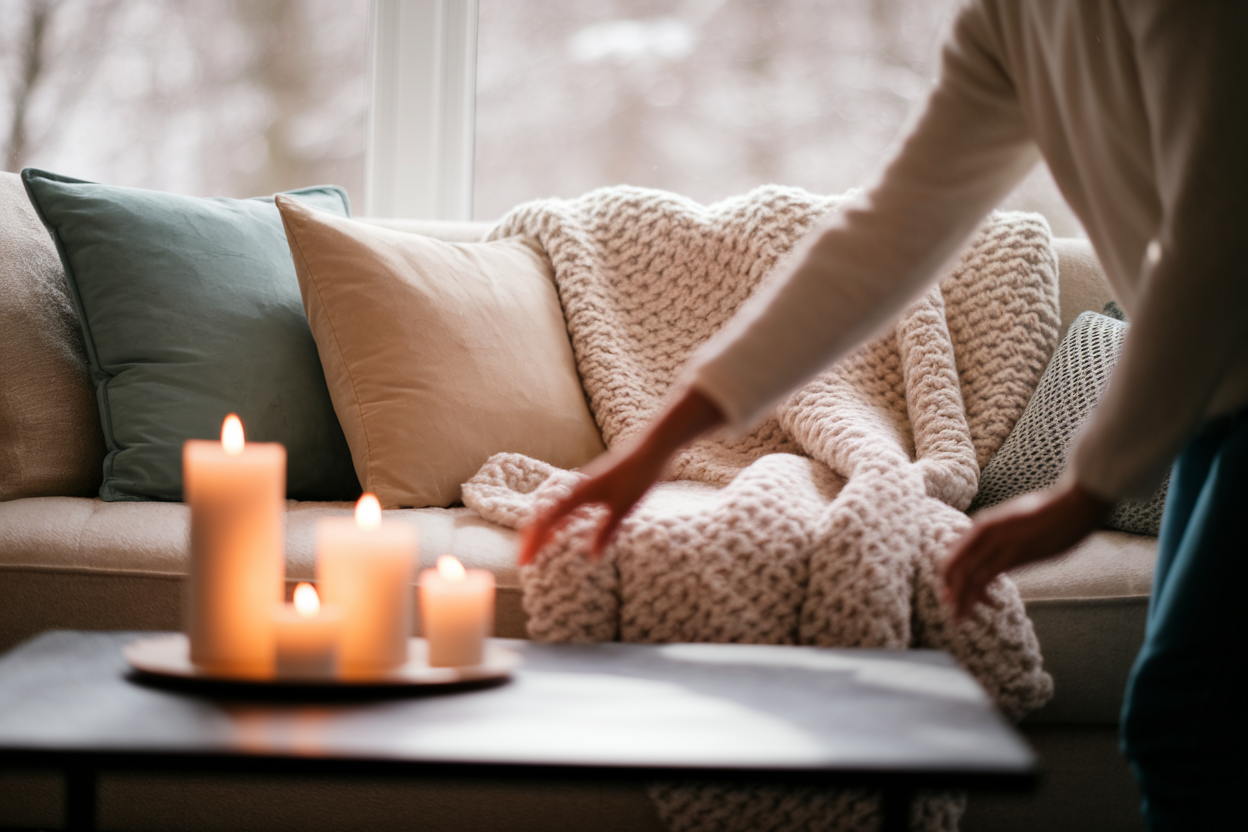 salon-canape-coussins-bougies-neige
