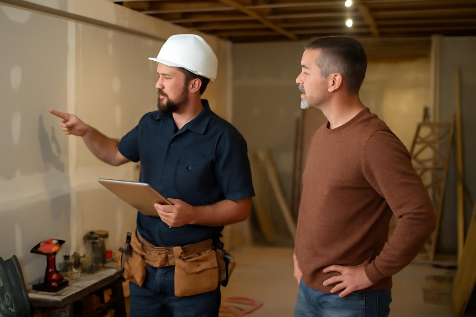 entrepreneur-proprietaire-plan-cave-construction