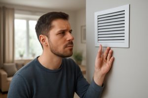 personne-examine-ventilation-salon-moderne