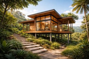 maison-moderne-bois-vegetation-nature