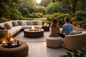 terrasse-moderne-meubles-elegants-verdure